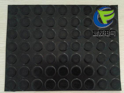 圓扣防滑絕緣橡膠墊 圓扣防滑絕緣橡膠墊